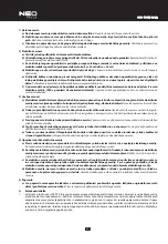 Предварительный просмотр 42 страницы NEO TOOLS 21-001 Instruction Manual