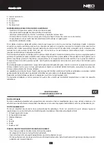 Предварительный просмотр 11 страницы NEO TOOLS 61-012 Instruction Manual