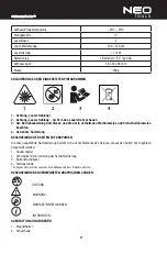 Preview for 9 page of NEO TOOLS 75-100 Instruction Manual