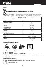 Preview for 24 page of NEO TOOLS 75-100 Instruction Manual