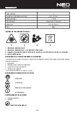 Preview for 27 page of NEO TOOLS 75-100 Instruction Manual