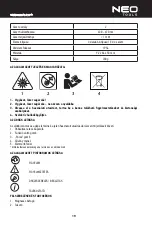 Предварительный просмотр 19 страницы NEO TOOLS 75-101 Original Manual