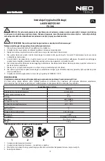 Предварительный просмотр 3 страницы NEO TOOLS 75-106 Instruction Manual