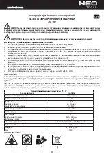 Предварительный просмотр 11 страницы NEO TOOLS 75-107 Instruction Manual