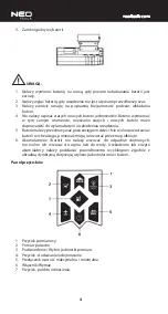 Preview for 4 page of NEO TOOLS 75-200 Instruction Manual