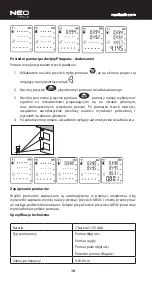 Предварительный просмотр 10 страницы NEO TOOLS 75-200 Instruction Manual