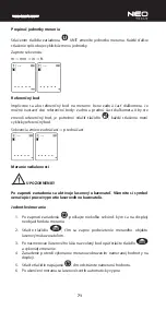 Предварительный просмотр 71 страницы NEO TOOLS 75-200 Instruction Manual