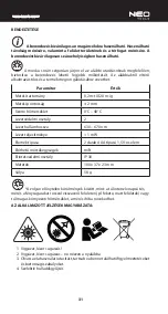 Preview for 31 page of NEO TOOLS 75-202 Instruction Manual