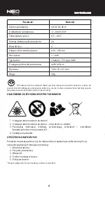 Preview for 6 page of NEO TOOLS 75-203 Instruction Manual