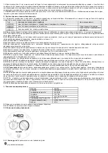 Предварительный просмотр 11 страницы NEO TOOLS 90-070 Translation Of Original Instructions