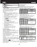 Предварительный просмотр 22 страницы NEO TOOLS 94-003 Instruction Manual