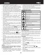 Предварительный просмотр 25 страницы NEO TOOLS 94-003 Instruction Manual