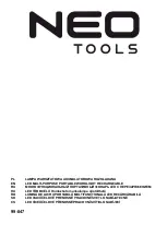 NEO TOOLS 99-047 Manual предпросмотр