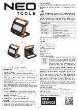 Preview for 1 page of NEO TOOLS 99-064 Operating Instructions Manual