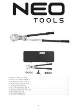 NEO TOOLS PEX 02-445 Translation Of Original Instructions preview