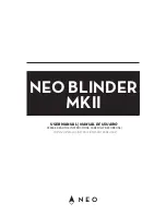 Предварительный просмотр 1 страницы NEO BLINDER MKII User Manual