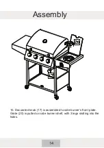 Предварительный просмотр 16 страницы NEO GAS-5BURN-BBQ Instruction Manual