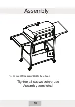 Предварительный просмотр 20 страницы NEO GAS-5BURN-BBQ Instruction Manual