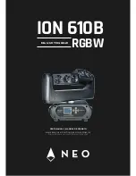 NEO ION 610B RGBW User Manual предпросмотр