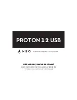 NEO PROTON 12 USB User Manual предпросмотр