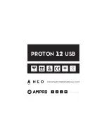 Предварительный просмотр 12 страницы NEO PROTON 12 USB User Manual