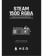 NEO STEAM 1500 RGBA User Manual preview