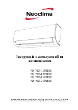 Предварительный просмотр 1 страницы Neoclima NS/NU-09EHBI Owner'S Manual & Installation Manual