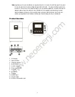 Предварительный просмотр 5 страницы Neoenerji 4KVA User Manual