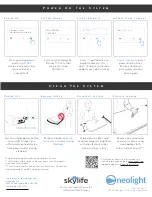 Предварительный просмотр 2 страницы NeoLight SKYLIFE Quick Reference Manual