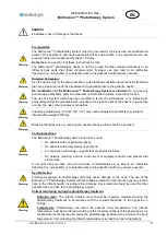 Preview for 6 page of NeoMedLight BiliCocoon Bag System Instructions For Use Manual