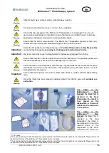 Preview for 19 page of NeoMedLight BiliCocoon Bag System Instructions For Use Manual