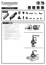 Preview for 2 page of NeoMounts Select NM-D775WHITE Instruction Manual