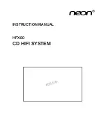 Neon HFX-50 Instruction Manual preview