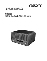 Neon MCB820 Instruction Manual preview