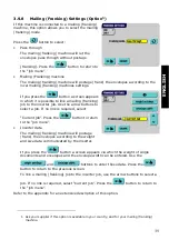 Preview for 39 page of Neopost Carat Prisma Operator'S Manual