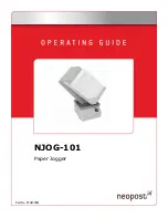 Preview for 1 page of Neopost NJOG-101 Operating Manual