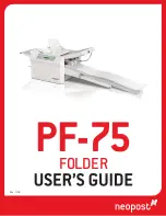 Neopost PF-75 User Manual preview
