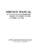 Preview for 1 page of Neotec NT-1438 Service Manual