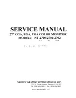 Neotec NT-2700 Service Manual preview