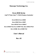 Neousys Technology Nuvo-5002E User Manual preview