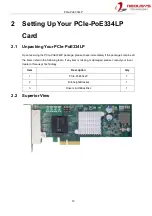 Preview for 12 page of Neousys Technology PCIe-PoE334LP User Manual