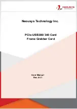 Neousys Technology PCIe-USB380/340 User Manual preview