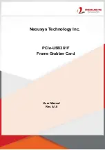 Neousys Technology PCIe-USB381F User Manual preview