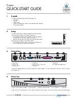 Предварительный просмотр 1 страницы Neoware Capio Quick Start Manual