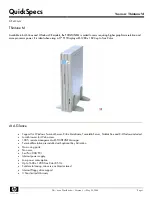 Preview for 1 page of Neoware Neoware c50 - Thin Client Specification