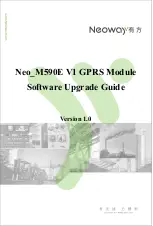 Предварительный просмотр 1 страницы Neoway M590E V1 Software Upgrade Manual