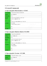 Preview for 10 page of Neoway M660 At Command Manual