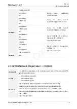Предварительный просмотр 18 страницы Neoway N11 V2 At Command Manual