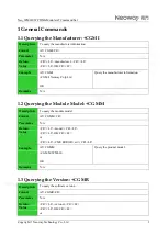 Preview for 9 page of Neoway Neo WM620 At Command Manual