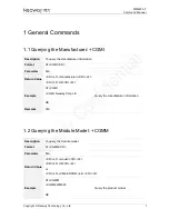 Preview for 12 page of Neoway WM620 Series At Command Manual